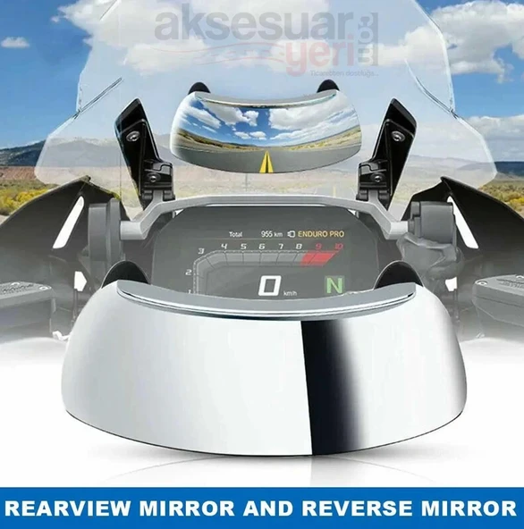 SYM Jet x 125 Motosiklet Kör Nokta Aynası - 180 Derece Görüş Sağlayan Kör Nokta Aynası - 8