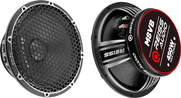 Reiss Audio RS-M8VB 20 cm Profesyonel Midrange 450W Maksimum 150W Rms