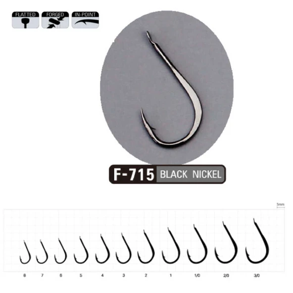 Sasame Bay Bay F-715 Serisi Olta İğnesi  Standart 3 - 3