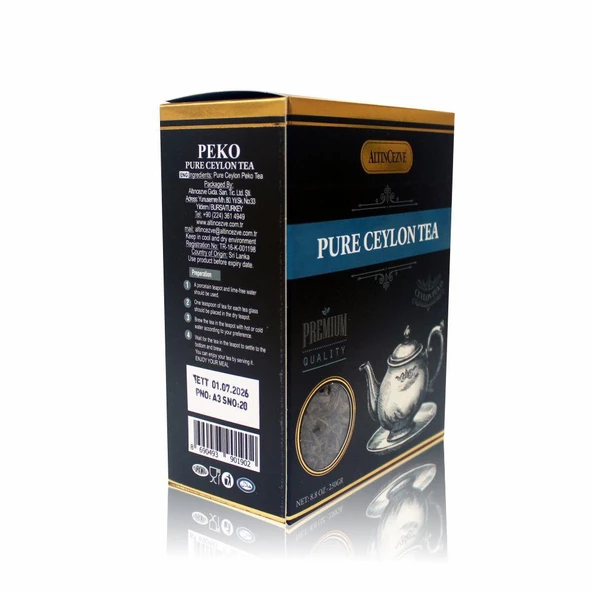 Altıncezve Siyah Seylan Çayı PEKO 250 gr - 2