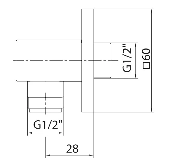 ECA Niobe Ankastre Gömme Banyo Bataryası Duş Seti Tüm Parçalar Dahil 40x40 - Resim 10