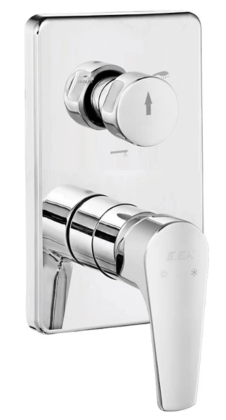 ECA Niobe Ankastre Gömme Banyo Bataryası Duş Seti Tüm Parçalar Dahil 40x40 - Resim 2