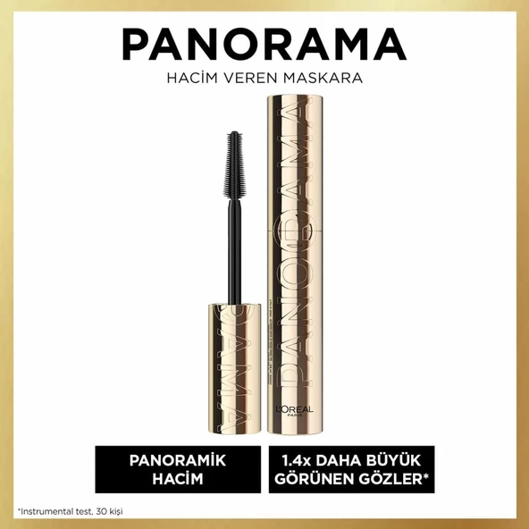 Loreal Paris Panorama Hacim Veren Maskara Siyah