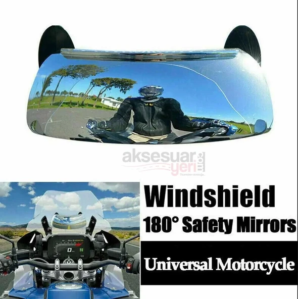 SYM Joymax Z+ Motosiklet Kör Nokta Aynası - 180 Derece Görüş Sağlayan Kör Nokta Aynası - 5