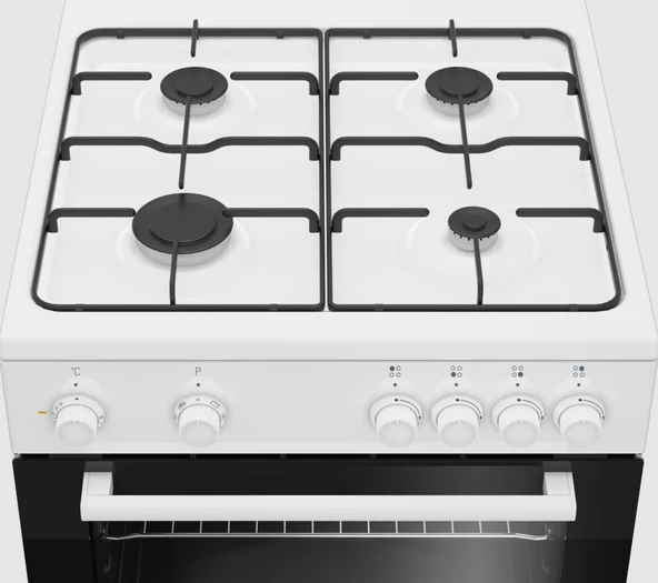Beko BFE 400-1 LB Beyaz LPG Ocaklı Fırın - 4