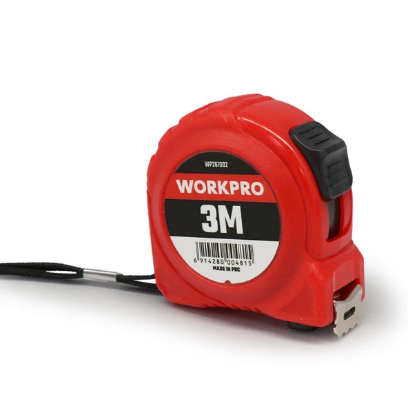 WORKPRO WP261002 3Mx16mm Beyaz Çelik Şerit Metre