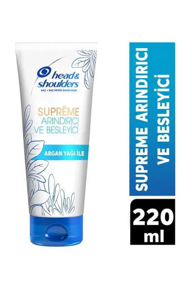 Head & Shoulders supreme arındırıcı Besleyici Argan Yağı Saç Kremi 220 Ml - 8