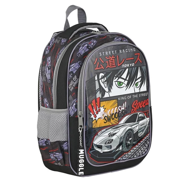 Muggle Mu-9136 Street Racing İlkokul Çantası - 3