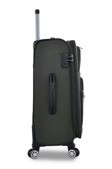 Fossil Ultra Light Kumaş 3'Lü Valiz Seti Haki FSL010 - 4