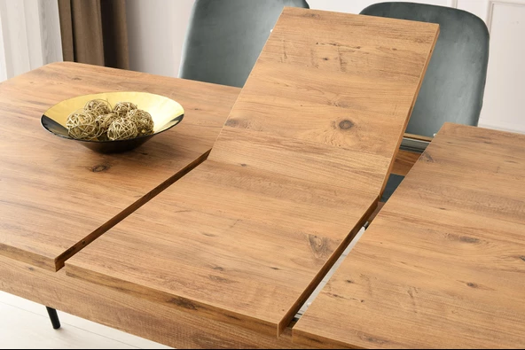 Safir Salon Açılır Yemek Mutfak Masası 90x145cm - 10