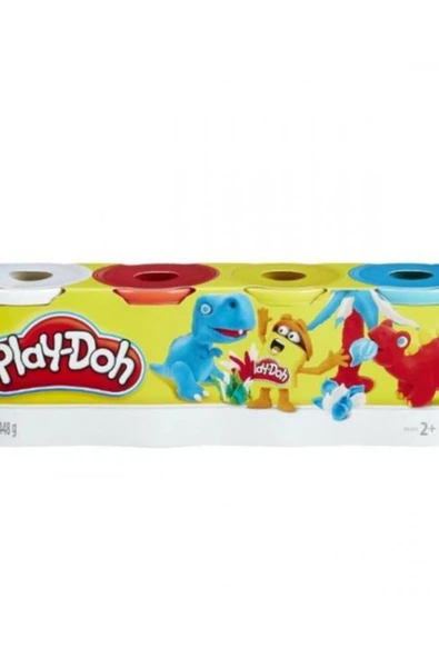 Hasbro B5517 Play-Doh 4'lü Oyun Hamuru +2 Yaş
