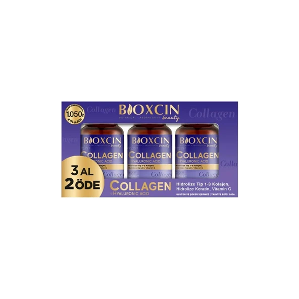 Bioxcin Collagen Hyaluronic Acid Hidrolize Tip 1-3 Kolajen 3 x 30 Tablet 3 Al 2 Öde
