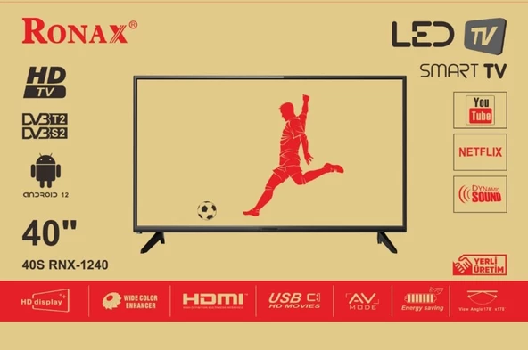 RONAX  102 ERKAN ANDROID LED TV