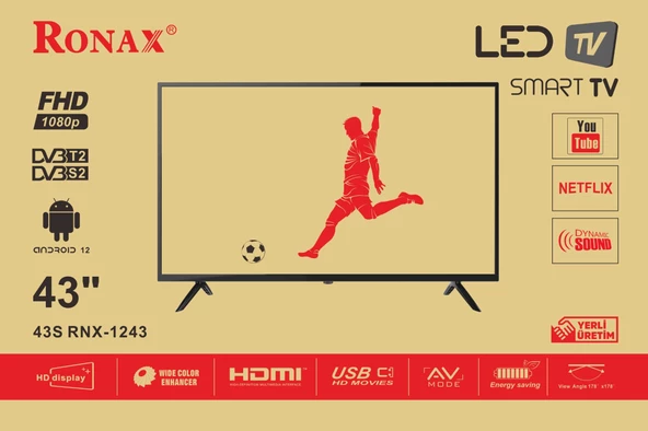 RONAX 109 EKRAN ANDROID LED TV