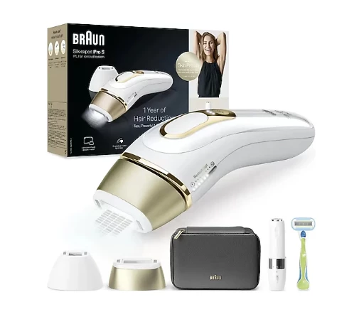 Braun IPL Silk·expert Pro 5, Evde Tüy Alma, Çanta, Venus Tıraş Makinesi, 3 Başlık ile, PL5242