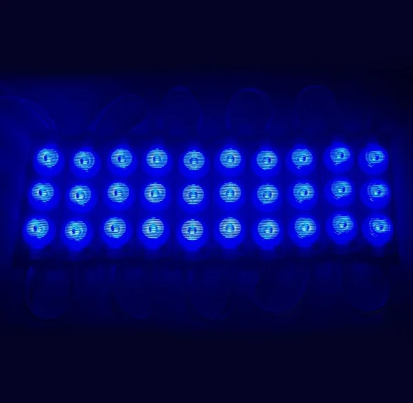 Mavi 3 Ledli Kablolu Parmak Led 12 v 5li