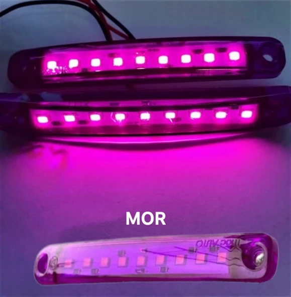 Parmak Led 9Ledli 12-24 Volt Uyumlu 5 adet - 2