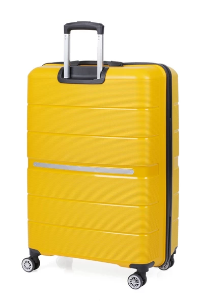 Kırılmaz Slikon Polipropilen 3'lü Valiz Seti Büyük / Orta / Kabin Boy - 3