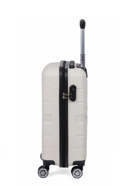 Kırılmaz Slikon Polipropilen 3'lü Valiz Seti Büyük / Orta / Kabin Boy - 4