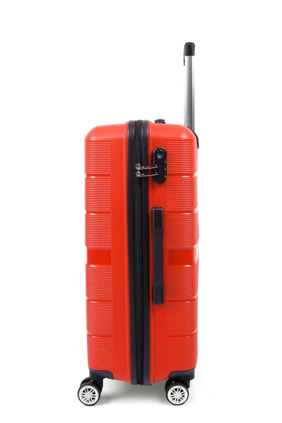 Kırılmaz Slikon Polipropilen 3'lü Valiz Seti Büyük / Orta / Kabin Boy - 4