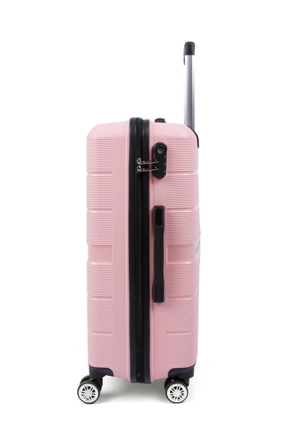 Kırılmaz Slikon Polipropilen 3'lü Valiz Seti Büyük / Orta / Kabin Boy - 4