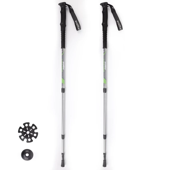 Evolite Ultralite Titanium Antishock Trekking Batonu - 2