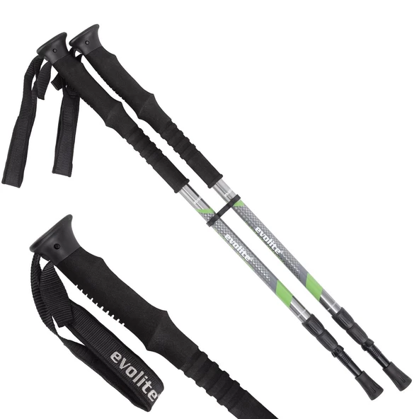 Evolite Ultralite Titanium Antishock Trekking Batonu - 6