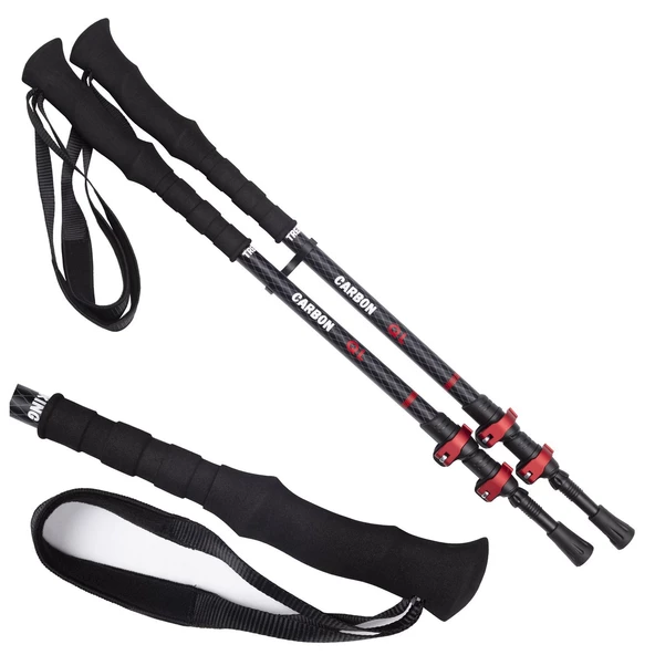 Evolite Carbon Quick-Lock Dıştan Kilitli Trekking Batonu - 9