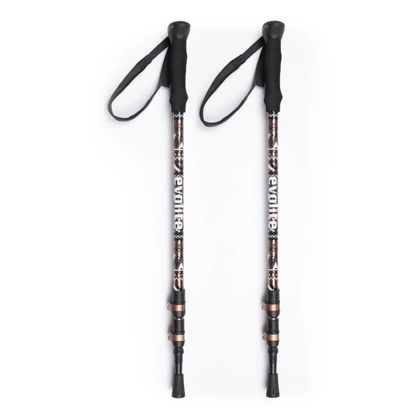 Evolite Golden Quick-Lock Dıştan Kilitli Trekking Batonu - 12