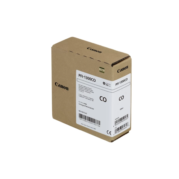 Plotter Sarf Canon PFI-1300 CO (Chroma Optimizer) Parlaklık Düzenleyici Plotter Orijinal Mürekkep Kartuş 330 ml. (0821C001)