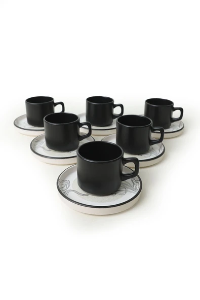 Keramika Keraart Shade Stackable Çay Takımı 12 Parça 6 Kişilik 21848 - Resim 7