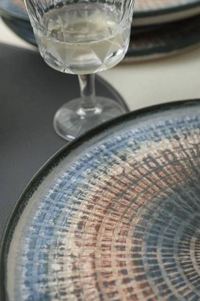 Keramika Keraart Hydra Nordic Servis Tabağı 28 Cm 6 Adet 21279 - Resim 4