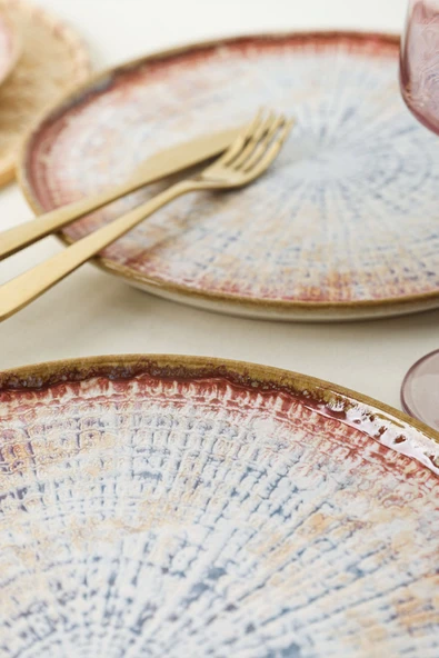 Keramika Keraart Hydra Nordic Servis Tabağı 28 Cm 6 Adet 21287 - 5