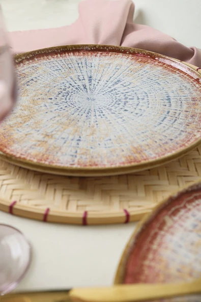 Keramika Keraart Hydra Nordic Servis Tabağı 28 Cm 6 Adet 21287 - 4