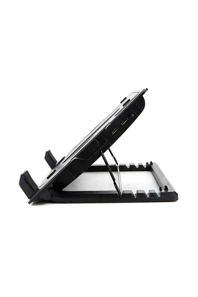 Notebook Laptop Soğutucu 2 Port Usb Hub Yükseklik Ayarlı - 2