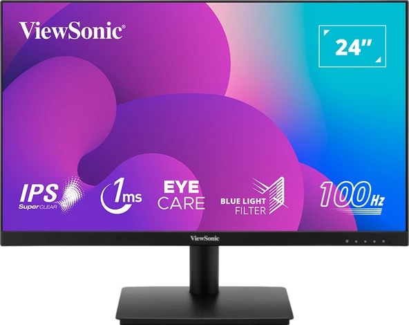 Vıewsonıc 23.8" VA240-H Fullhd 1ms 100HZ IPS HDMI VGA Superclear 3 Kenar Çerçevesiz Monıtor