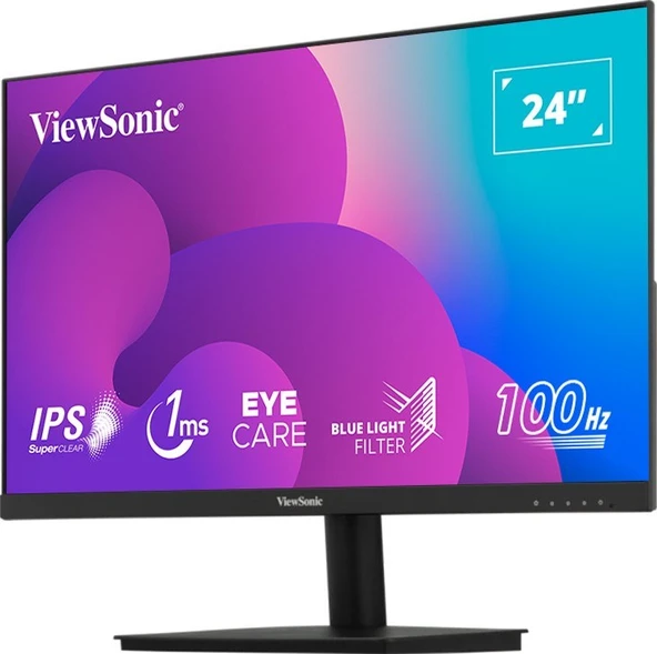 Vıewsonıc 23.8" VA240-H Fullhd 1ms 100HZ IPS HDMI VGA Superclear 3 Kenar Çerçevesiz Monıtor - 3