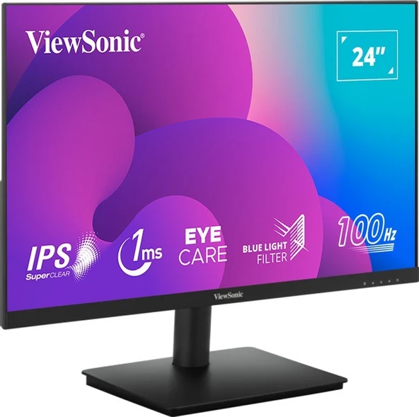 Vıewsonıc 23.8" VA240-H Fullhd 1ms 100HZ IPS HDMI VGA Superclear 3 Kenar Çerçevesiz Monıtor - 2