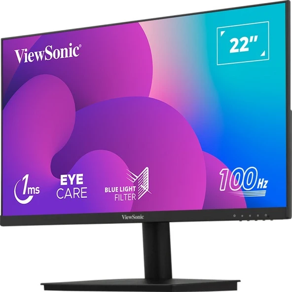 Vıewsonıc 21.5" VA220-H Fullhd 1ms 100HZ HDMI VGA Superclear 3 Kenar Çerçevesiz Monıtor - 3