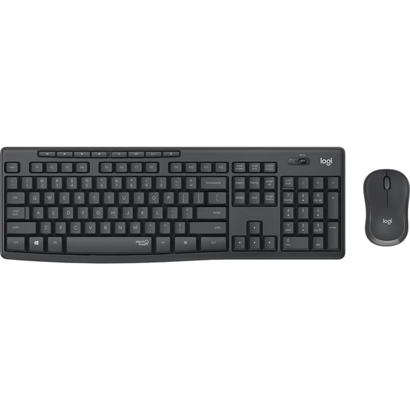 Logitech MK295 Kablosuz KM Siyah 920-009804