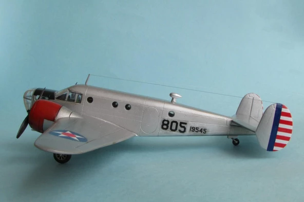 Beechcraft At 11 Kansan PM Model Demonte Plastik Uçak Maket Kiti - 3