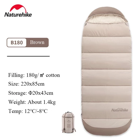 Naturehike Feeder B180 Cotton Uyku Tulumu -8°C - 4