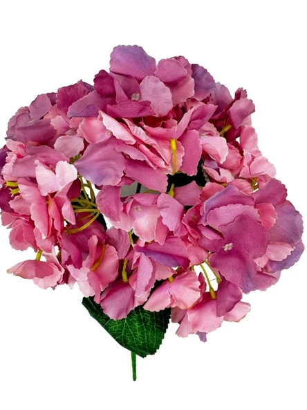 Nettenevime Yapay Çiçek Ortanca Çiçeği Demeti 43 cm Pembelila - Resim 3
