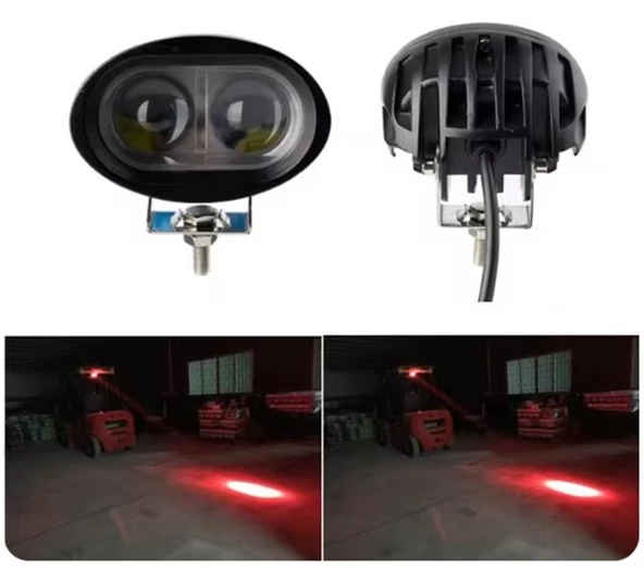 Forklift Red Spot Kırmızı Güvenlik Işığı 10-80v - Resim 2