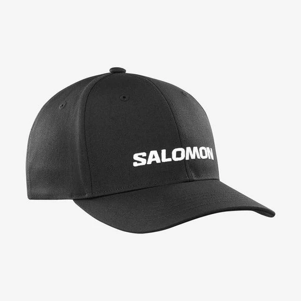 Salomon Logo Unisex Siyah Şapka