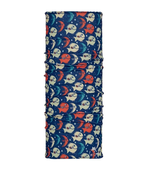 Luo Camp Fish 2 Unisex Mor Buff