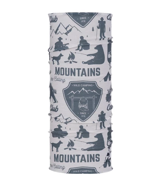 Luo Camp Mountains Unisex Beyaz Buff