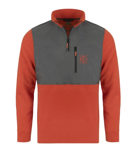 Luo Camp-03  Half-Zip Fleece Erkek Yarım Fermuarlı Polar