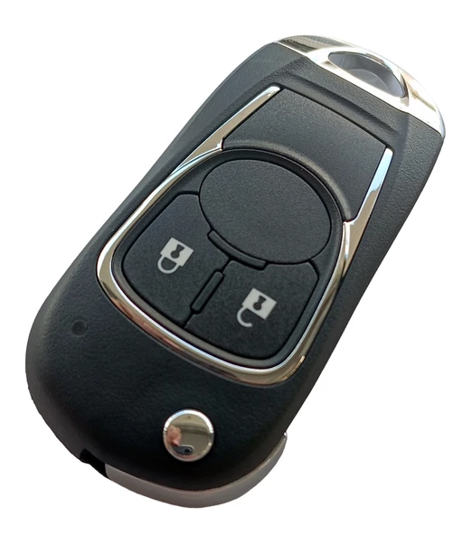 Opel Astra J Insignia Uyumlu Çevirici Modifiye Dönüşüm Kumanda Anahtar Kabı Oto Anahtarlık Logolu 2 Tuş - Resim 4