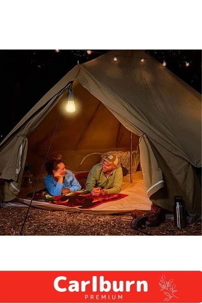 Özel Üretim 3 Modlu Su Geçirmez Taşınabilir Kablosuz Kırılmaz Kamp Aydınlatma Şarjlı LED Ampulü - 5